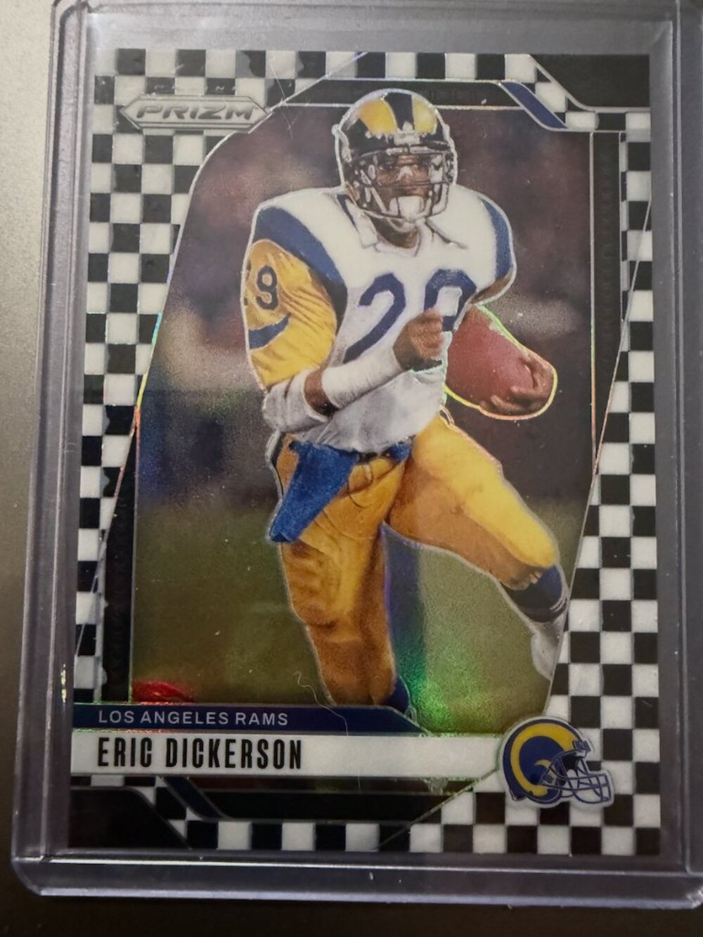 Eric Dickerson 2024 Panini Prizm Black and White Checker #173